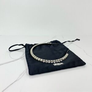 MIU MIU Headband With Crystals And Pearls